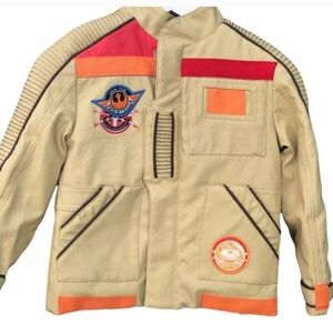 Disney Store Star Wars Youth Faux Leather Finn Pilot Jacket (A1)